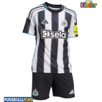 Newcastle United Harvey Barnes #11 Heimtrikotsatz Kinder 2025-26 Kurzarm (+ Kurze Hosen)